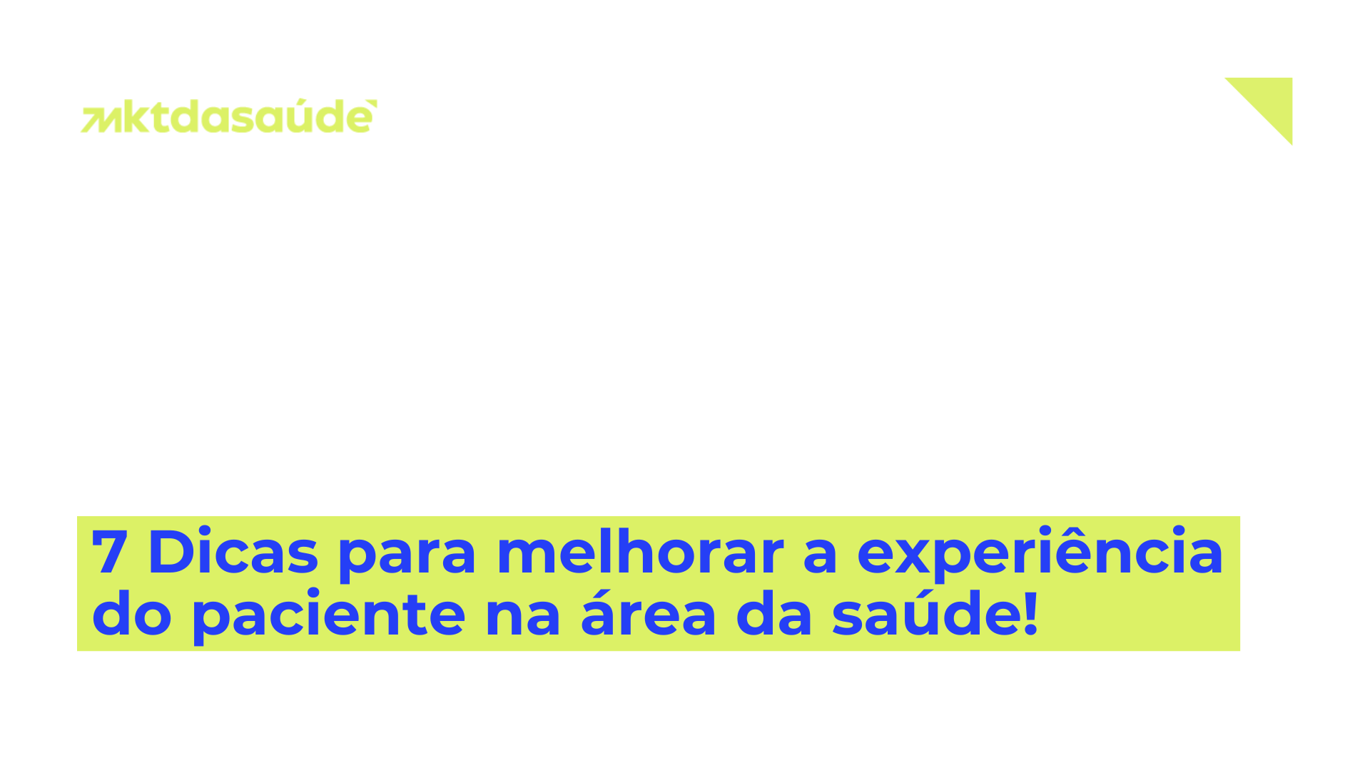 Experiência do Paciente