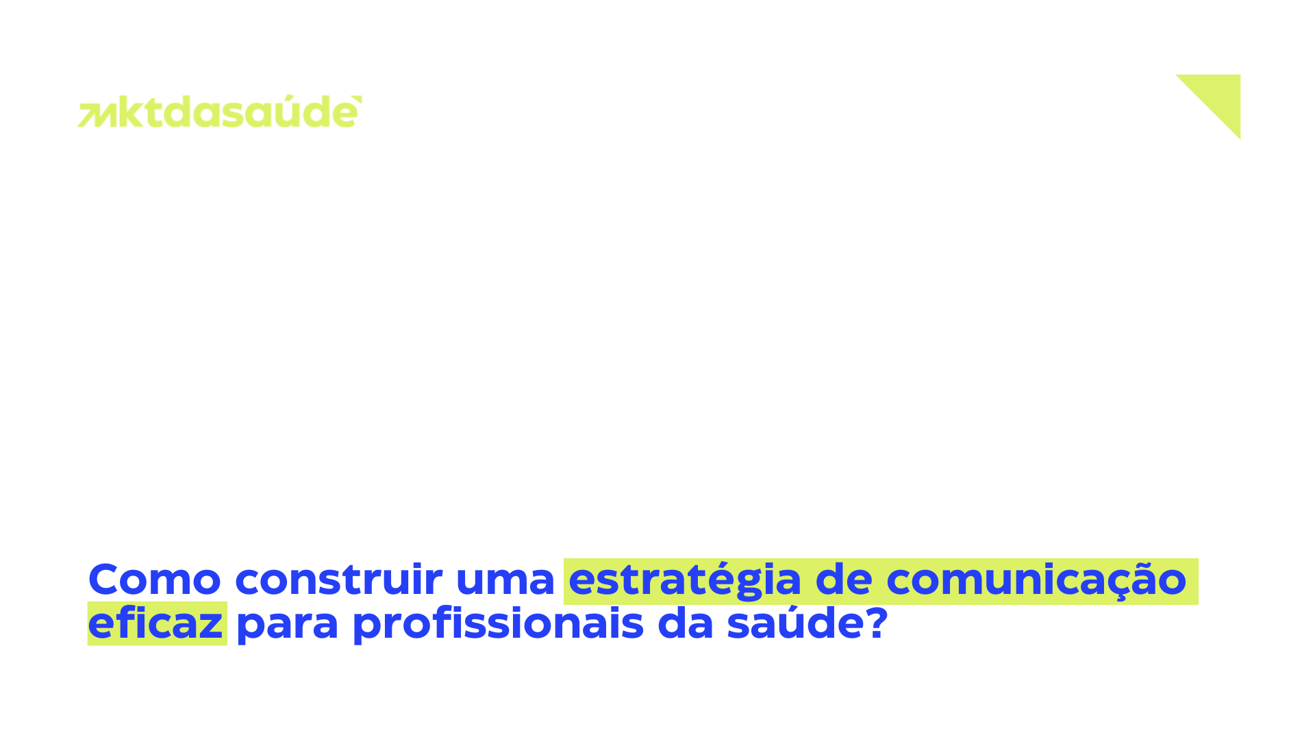 Estratégia de comunicação