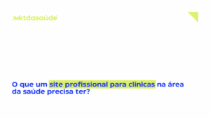 Site profissional para clínicas